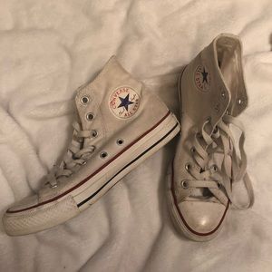 White high top converse